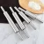 Stainless Steel Rolling Pin Non-stick Pastry Dough Roller Bake Pizza Noodles Dumpling Cookie Pie Making Baking Tool For Kitchen